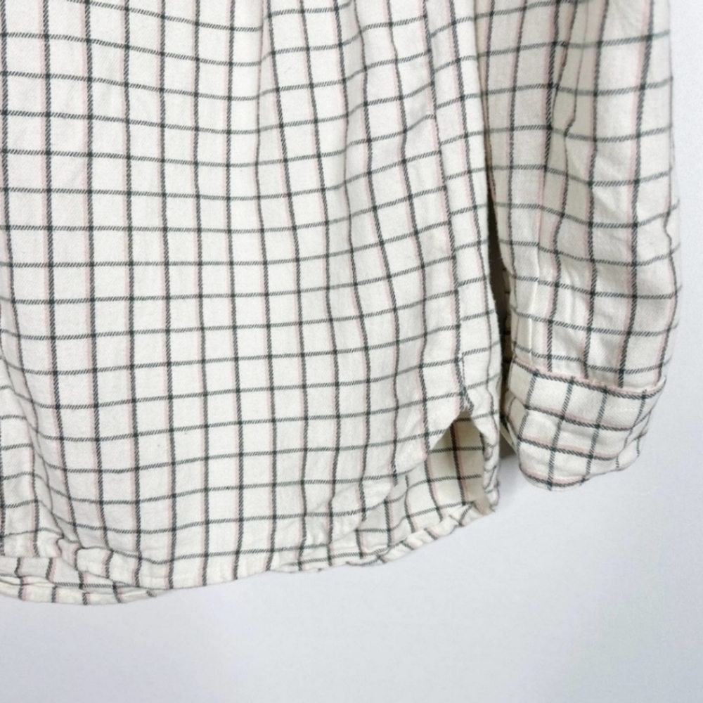 Madewell Classic Ex-Boyfriend Flannel Shirt L - Picture 5 of 11